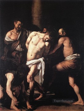 Nude Painting - Flagellation Caravaggio nude